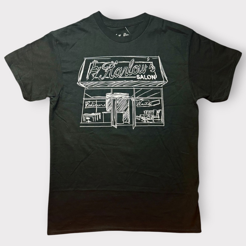 Jack Harlow Harlows Salon Graphic T-Shirt Black Rue21 WMJH003MSC Mens Size M NEW